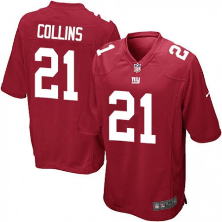 Youth  New York Giants 21 Landon Collins Red Alternate Stitched NFL Jersey