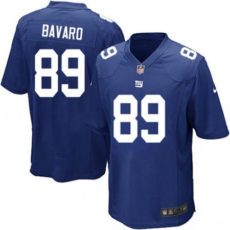 Youth  New York Giants 89 Mark Bavaro Royal Blue Team Color Stitched NFL Jersey