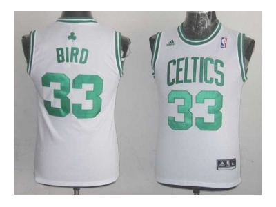 Youth nba boston celtics 33 bird white revolution 30 swingman