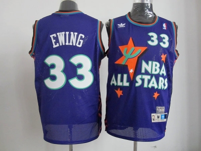 nba 95 all star 33 ewing purple