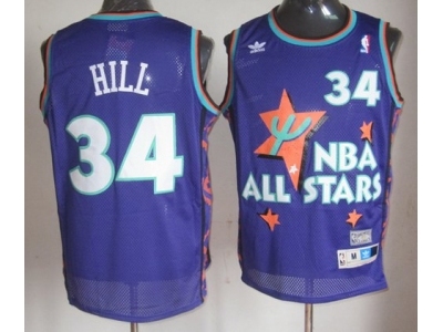 nba 95 all star 34 hill purple