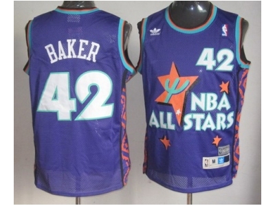 nba 95 all star 42 baker purple