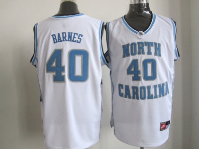 nba north carolina #40 barnes white