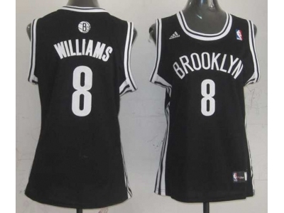 women nba brooklyn nets 8 williams black revolution 30 swingman