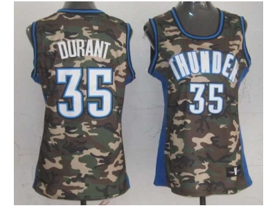 women nba oklahoma city thunder 35 durant camo